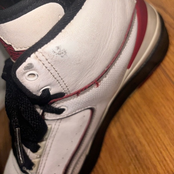 Jordan 2 Retro Varsity Red 2010 size 6Y 23 Chicago bulls - Picture 9 of 14